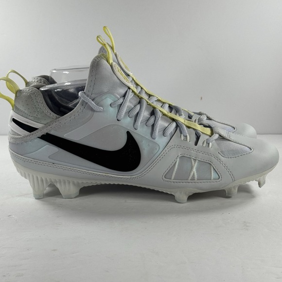 Nike Huarache 9 Varsity LAX SE Men's Size 8 Grey Lacrosse Cleats FZ3620-001 New - Picture 1 of 10